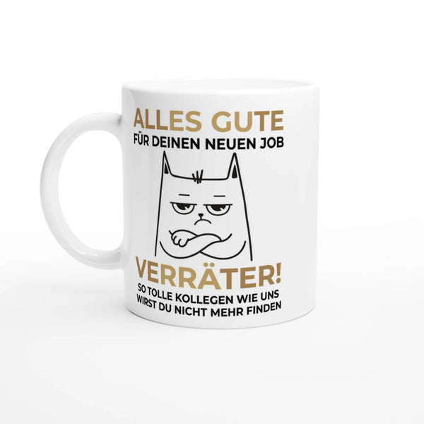 Tasse „Alles Gute, Verräter!“ – Gold-Edition