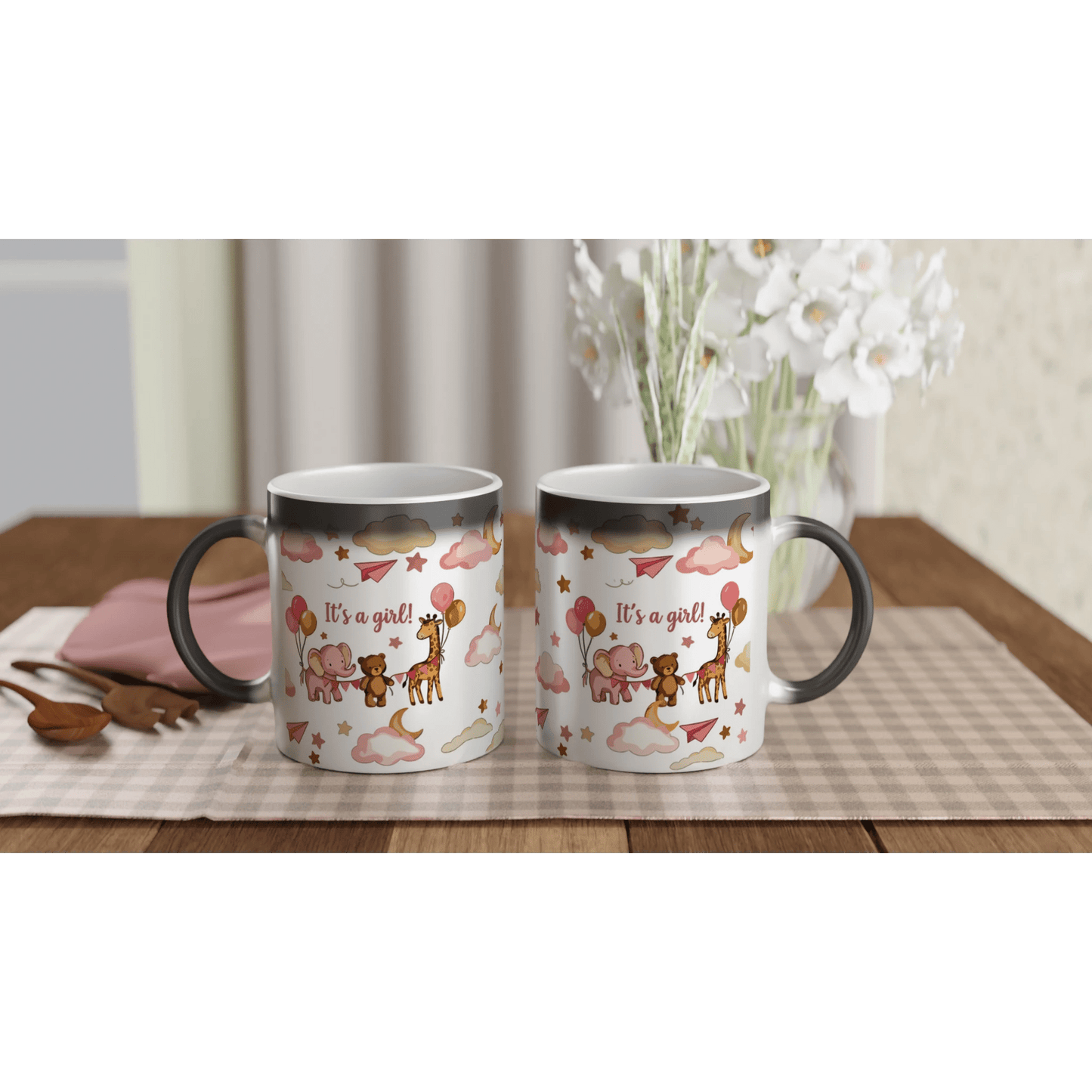 Gender Reveal Tasse Girl Mädchen Magic Tasse - Magic - Mug