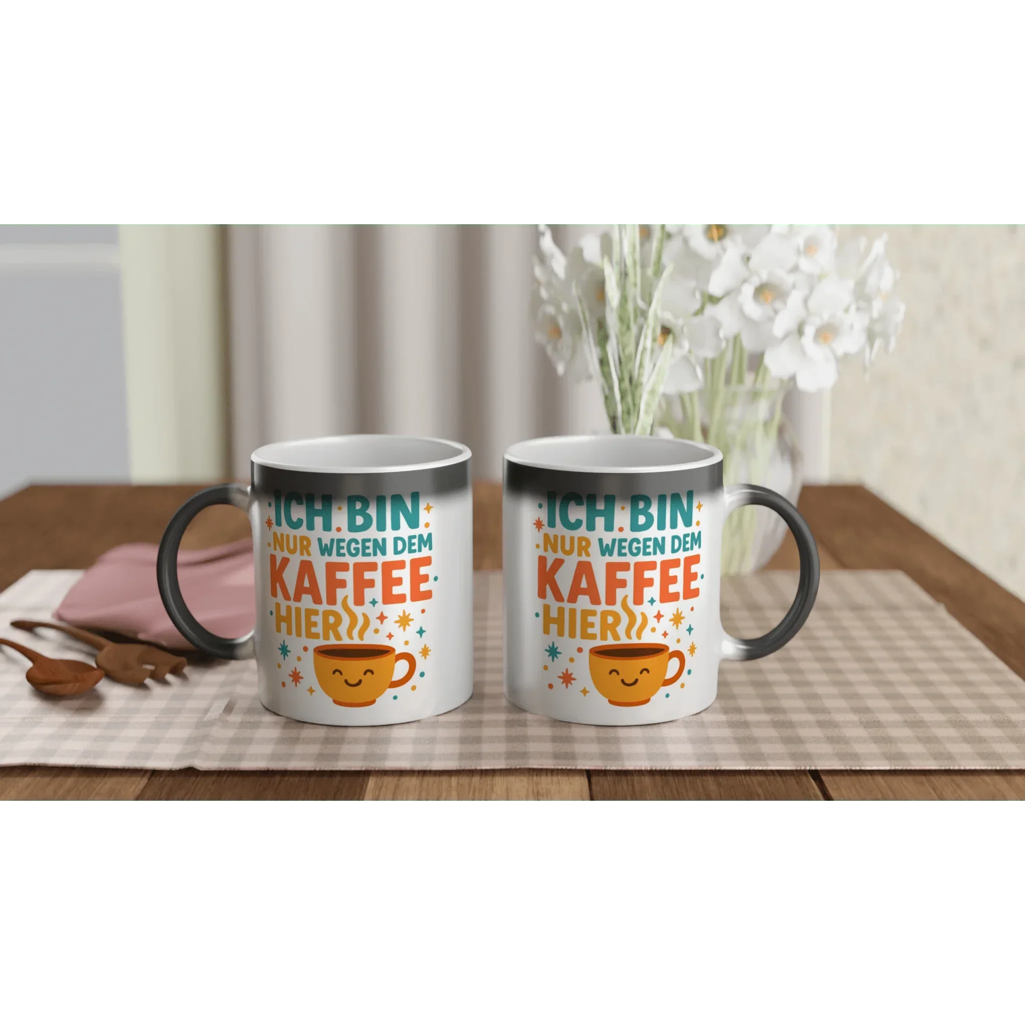 Magic "Ich Bin Nur Wegen Dem Kaffee Hier" Tasse - Magic - Mug