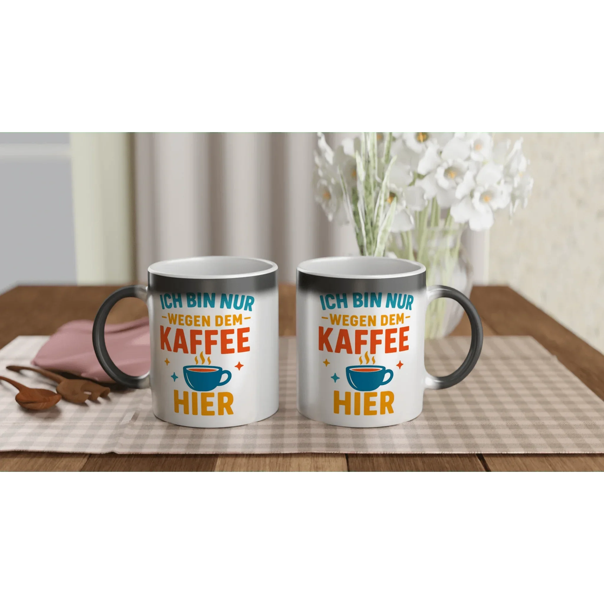 Magic "Ich Bin Nur Wegen Dem Kaffee Hier" Tasse - Magic - Mug