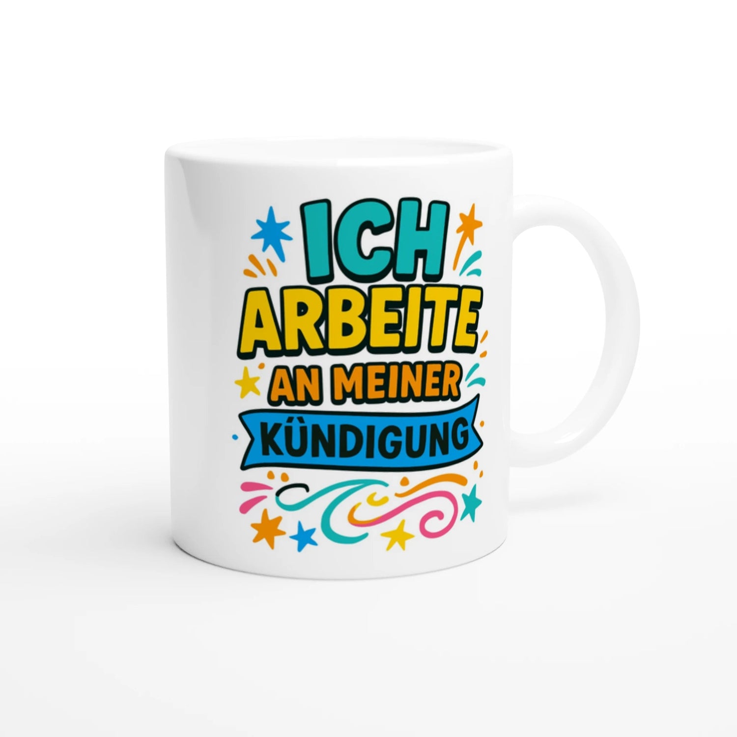 Standard "Ich Arbeite An Meiner Kündigung" Lustige Tasse - Magic Mug