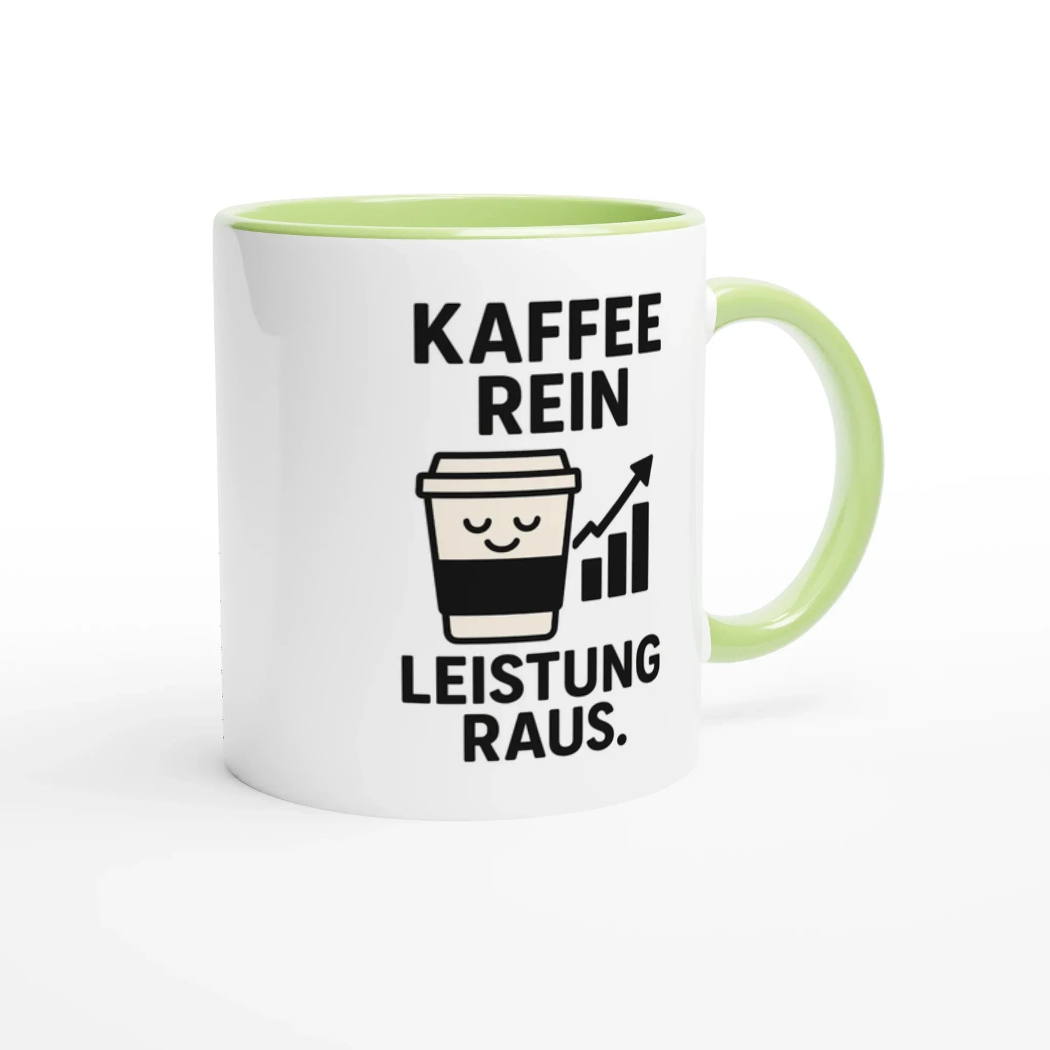 Standard "Kaffee Rein Leistung Raus" Tasse - Magic - Mug