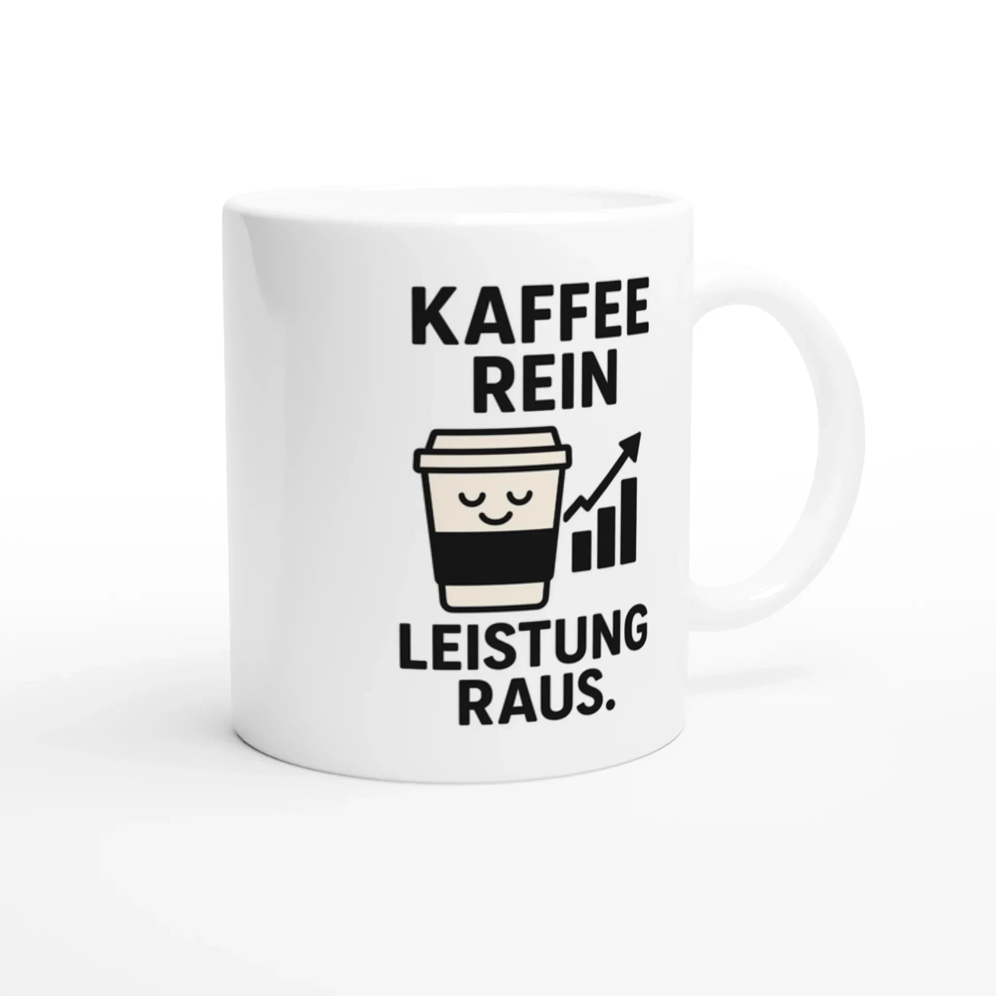 Standard "Kaffee Rein Leistung Raus" Tasse - Magic - Mug