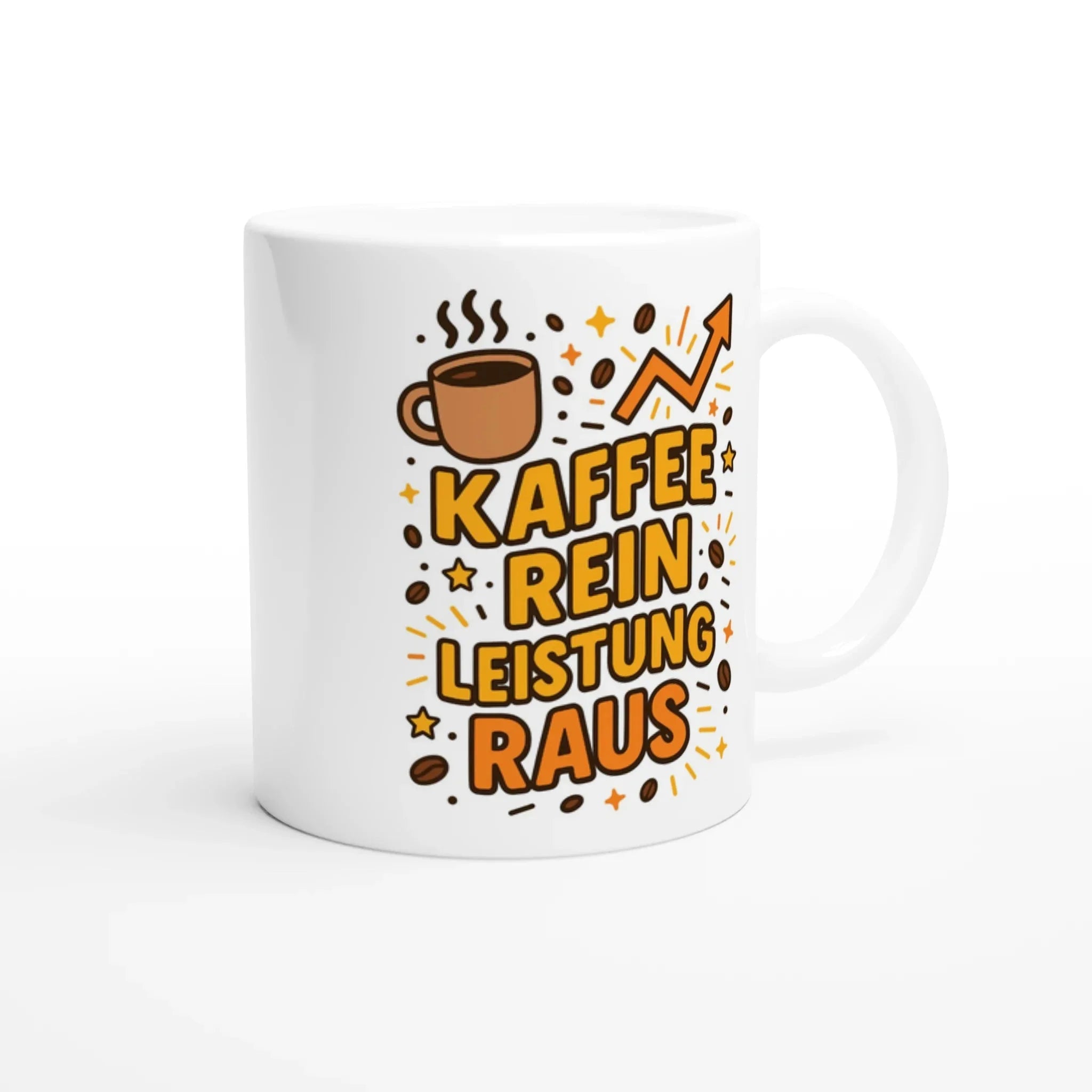 Standard "Kaffee Rein Leistung Raus" Tasse - Magic - Mug