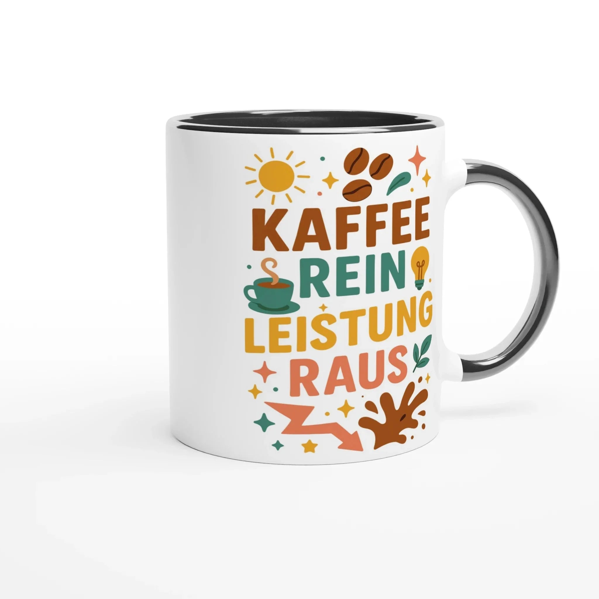 Standard "Kaffee Rein Leistung Raus" Tasse - Magic - Mug